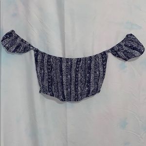 Off the shoulder shirt